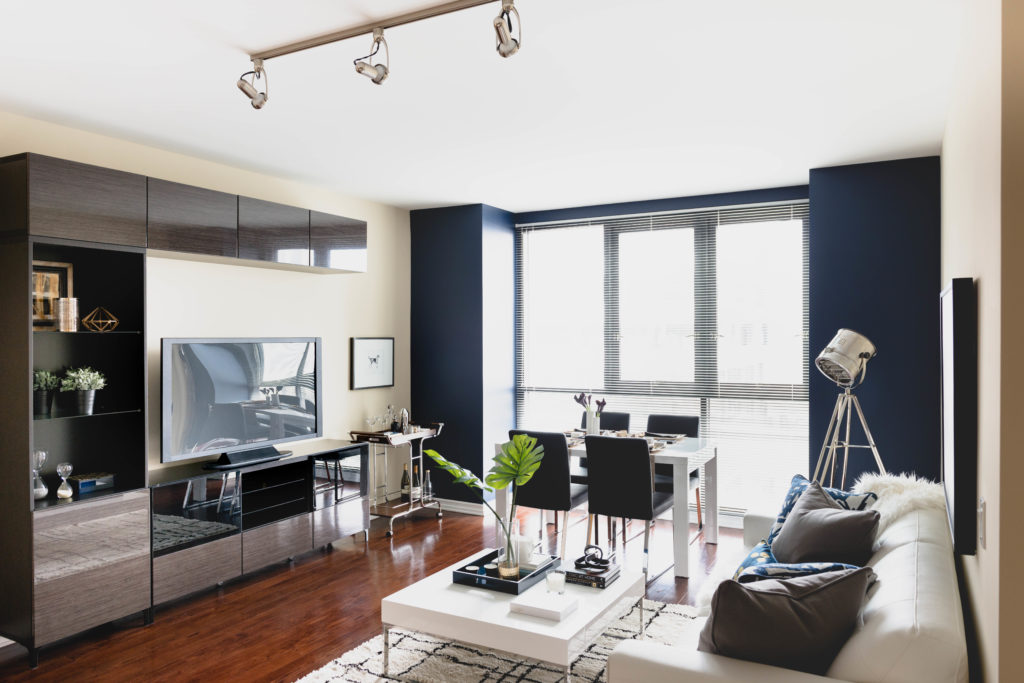 Four Point Design Build - A TRIO OF Downtown Luxury MODEL Apartments