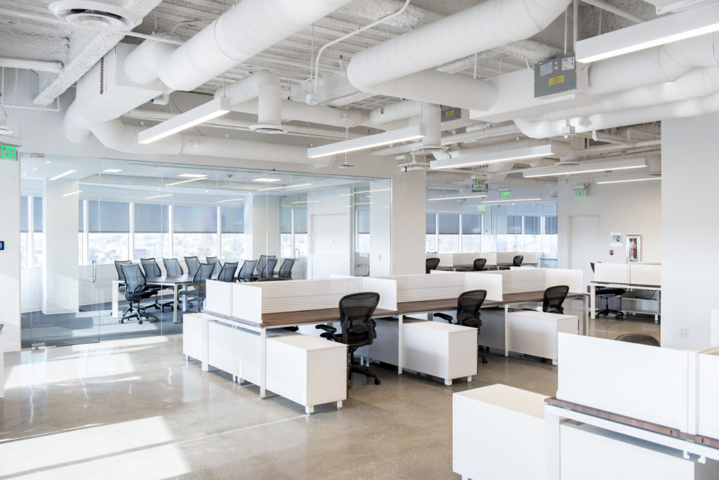 Four Point Design Build - Contemporary Executive Offices TENANT IMPROVEMENT