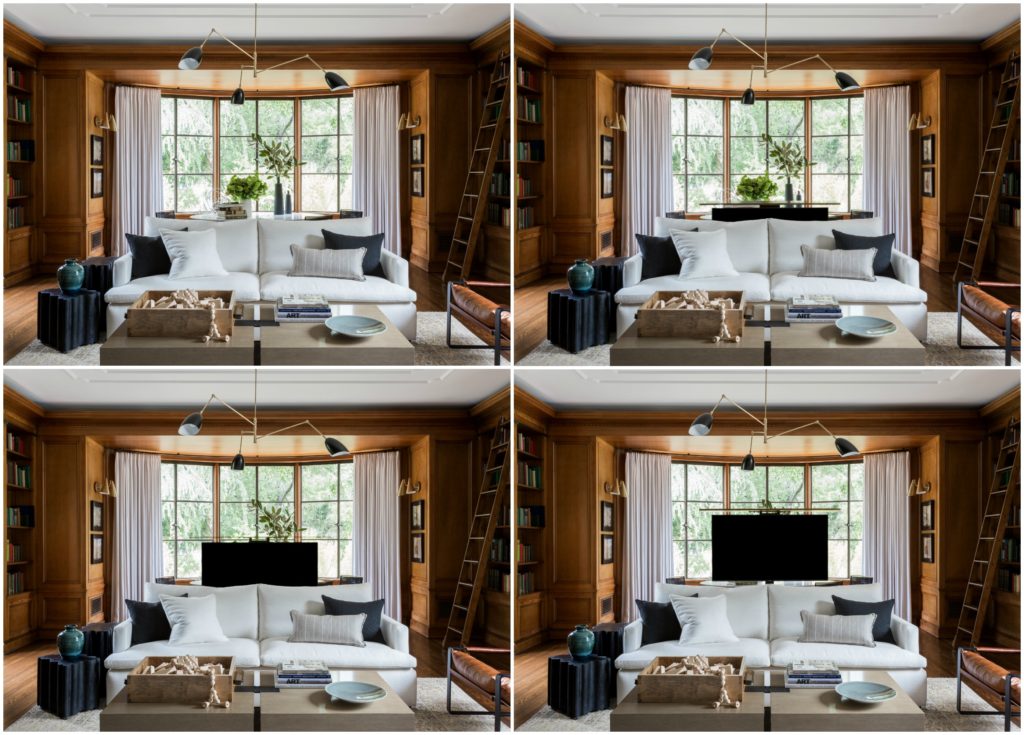 Four Point Design Build - A MODERN FAMILY LIBRARY RESTORED AND REIMAGINED