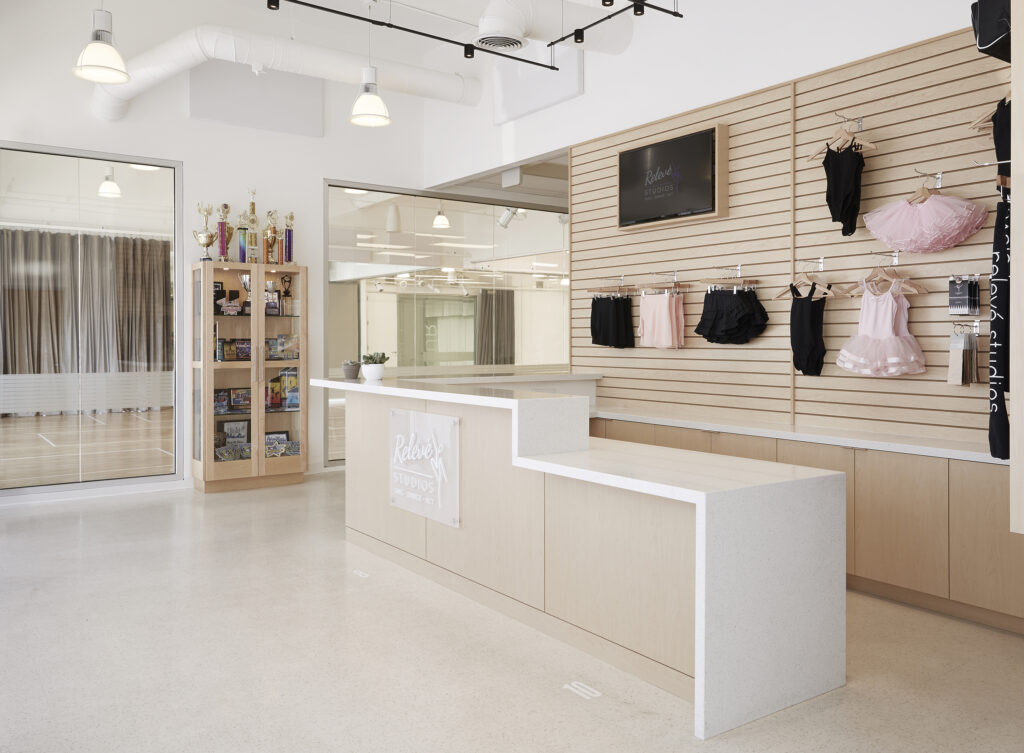 Four Point Design Build - RELEVÉ STUDIOS TENANT IMPROVEMENT