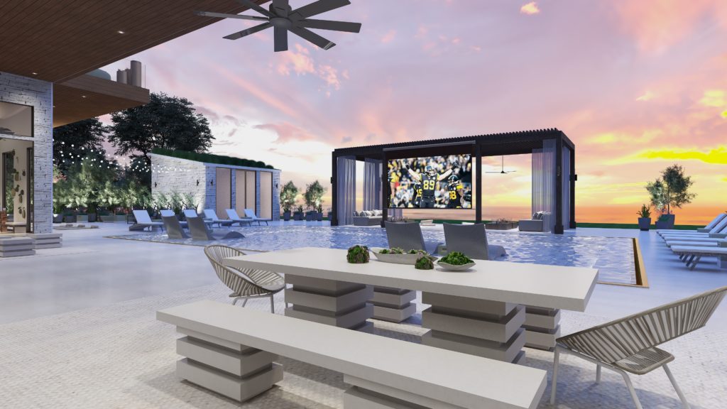 Four Point Design Build - OUTDOOR TERRACE FOR SEASONAL LIVING’S VIRTUAL DESIGNER SHOWHOUSE