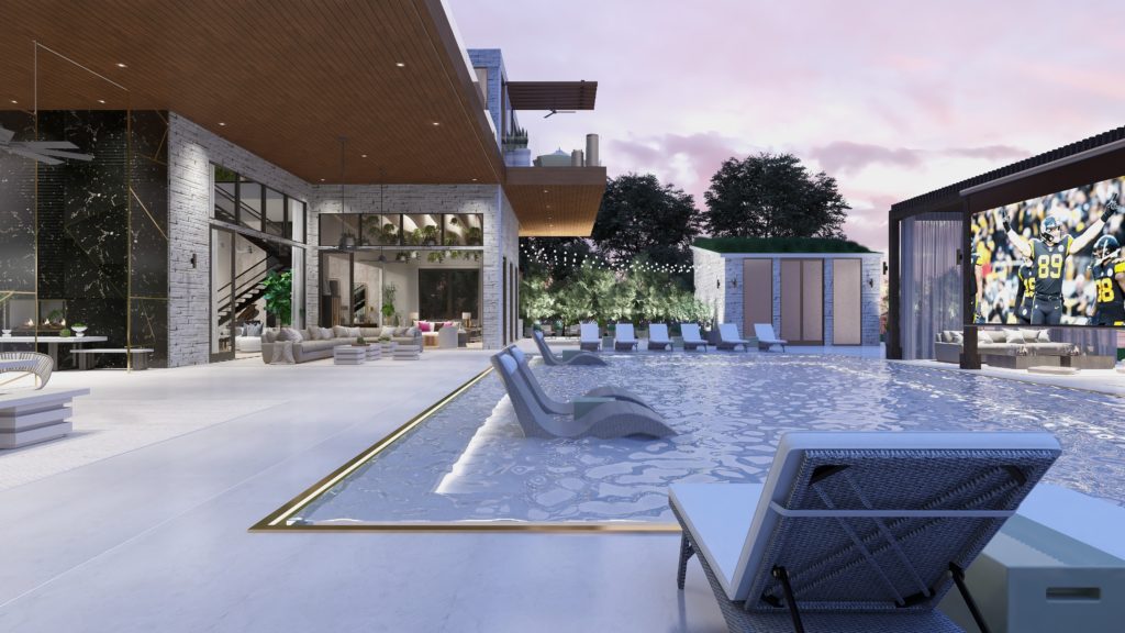 Four Point Design Build - OUTDOOR TERRACE FOR SEASONAL LIVING’S VIRTUAL DESIGNER SHOWHOUSE