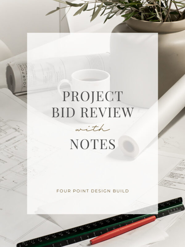 Project Bid Review With Notes