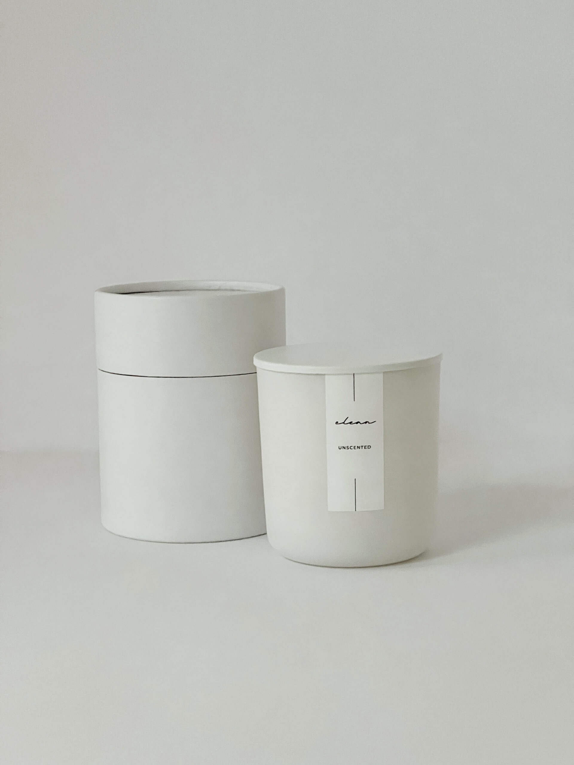 "Clean" Unscented Candle 8oz - Image 3