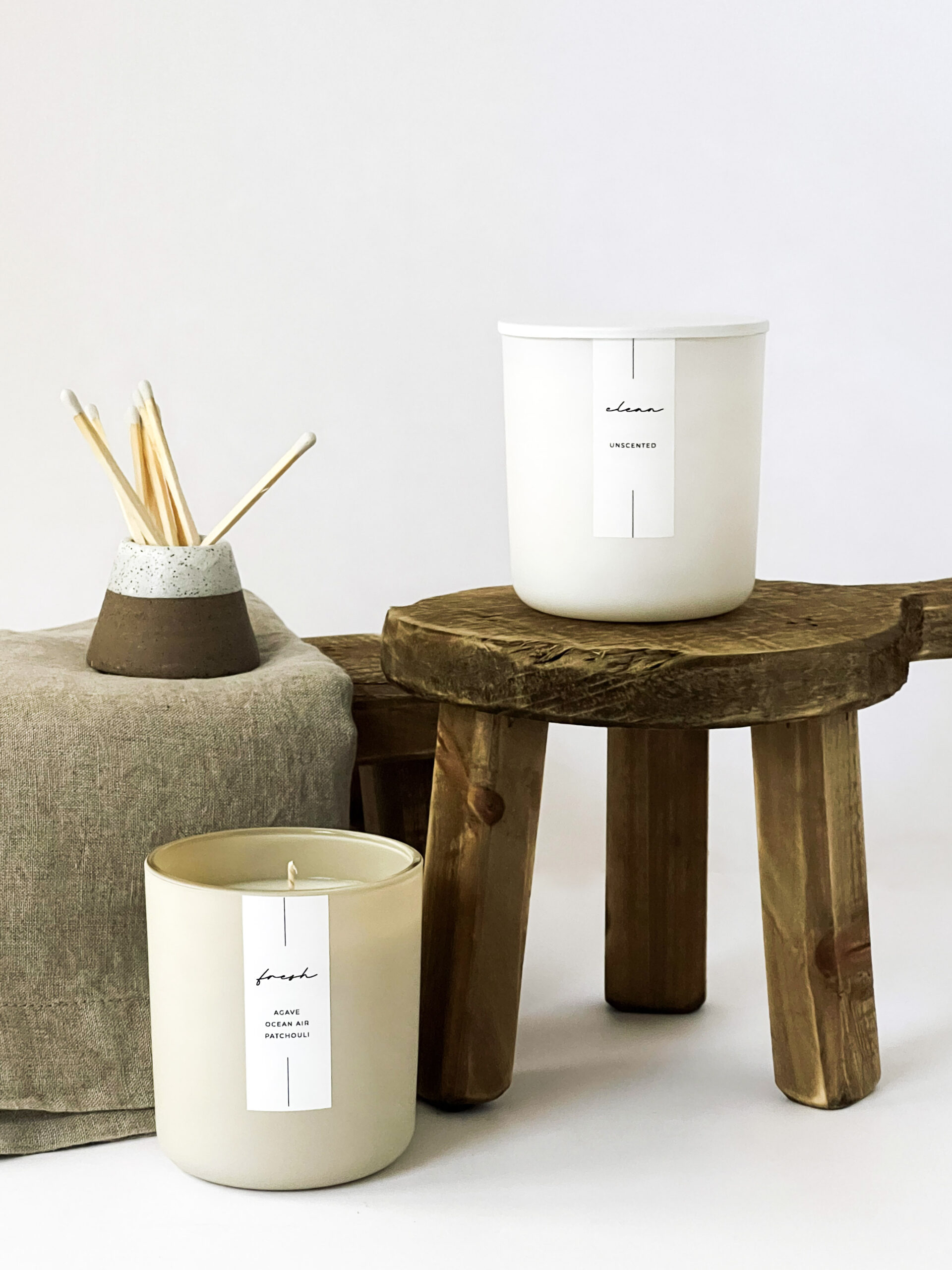 100% Recycled Wood Mini Round Stacking Stool - Image 6