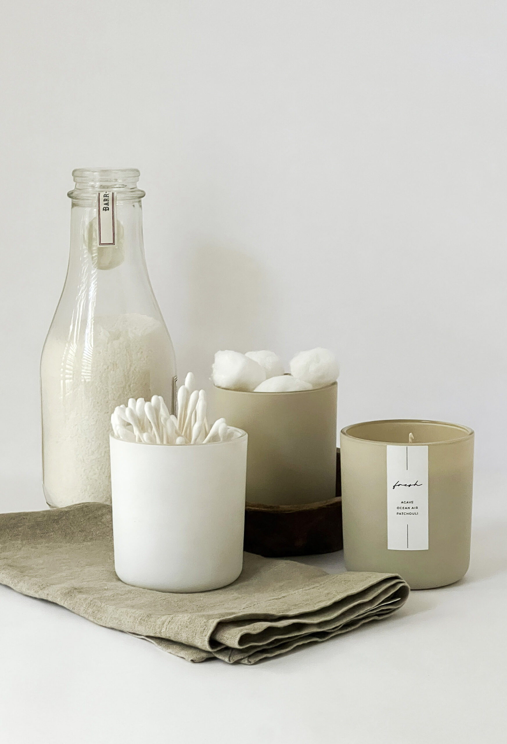 "Clean" Unscented Candle 8oz - Image 8