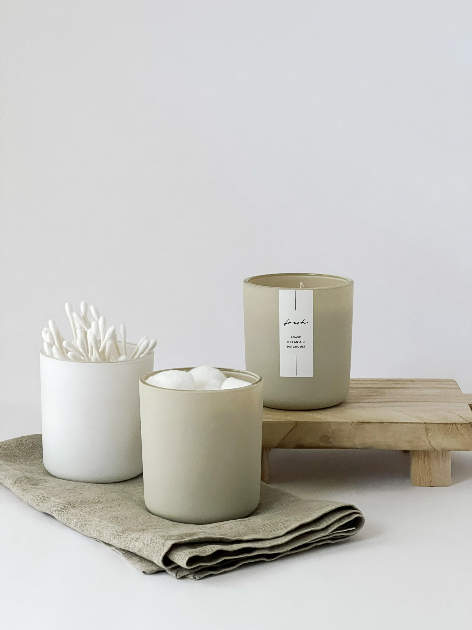 "Clean" Unscented Candle 8oz - Image 7