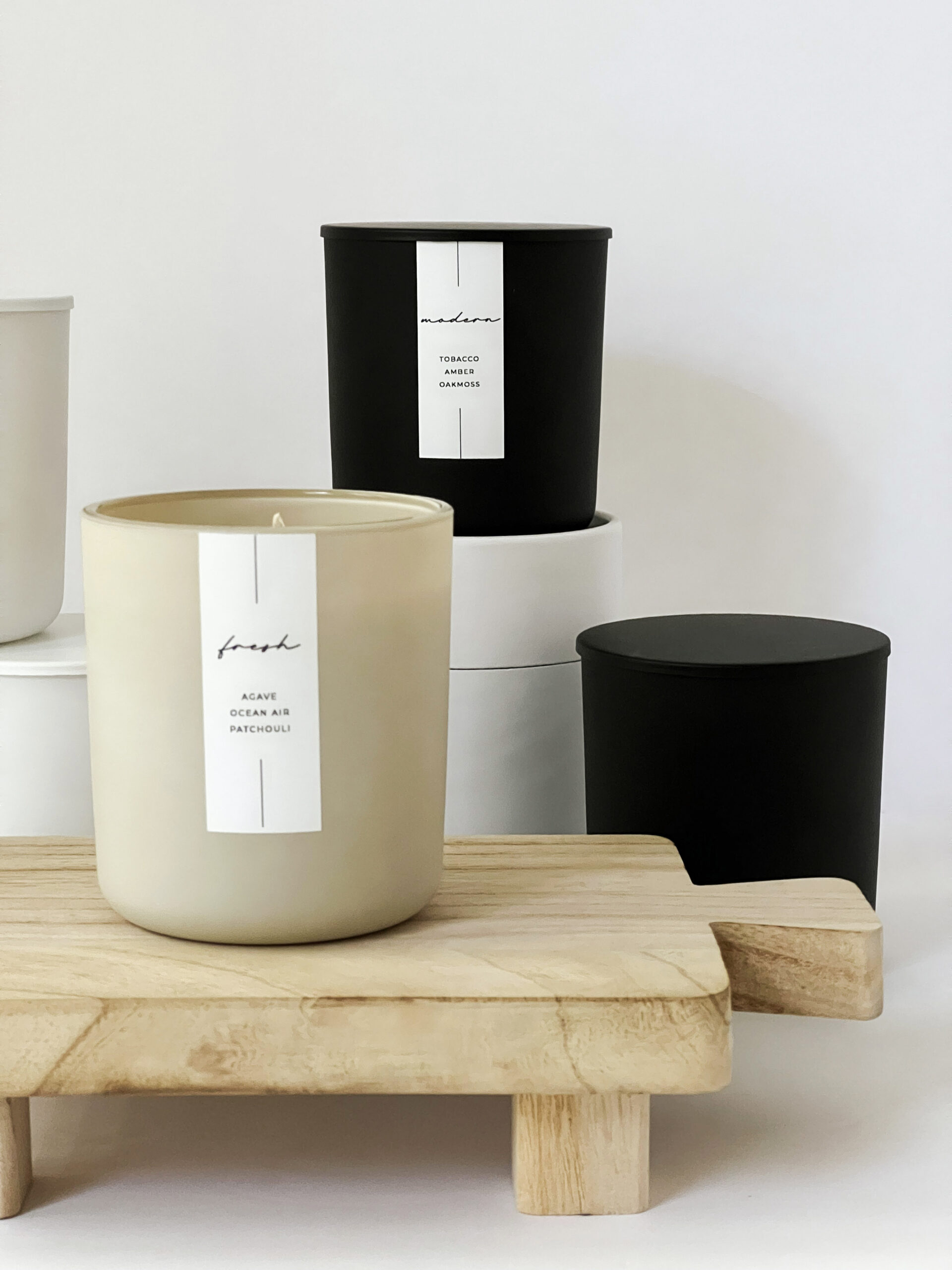 "Modern" Oak Moss Candle 8oz - Image 7