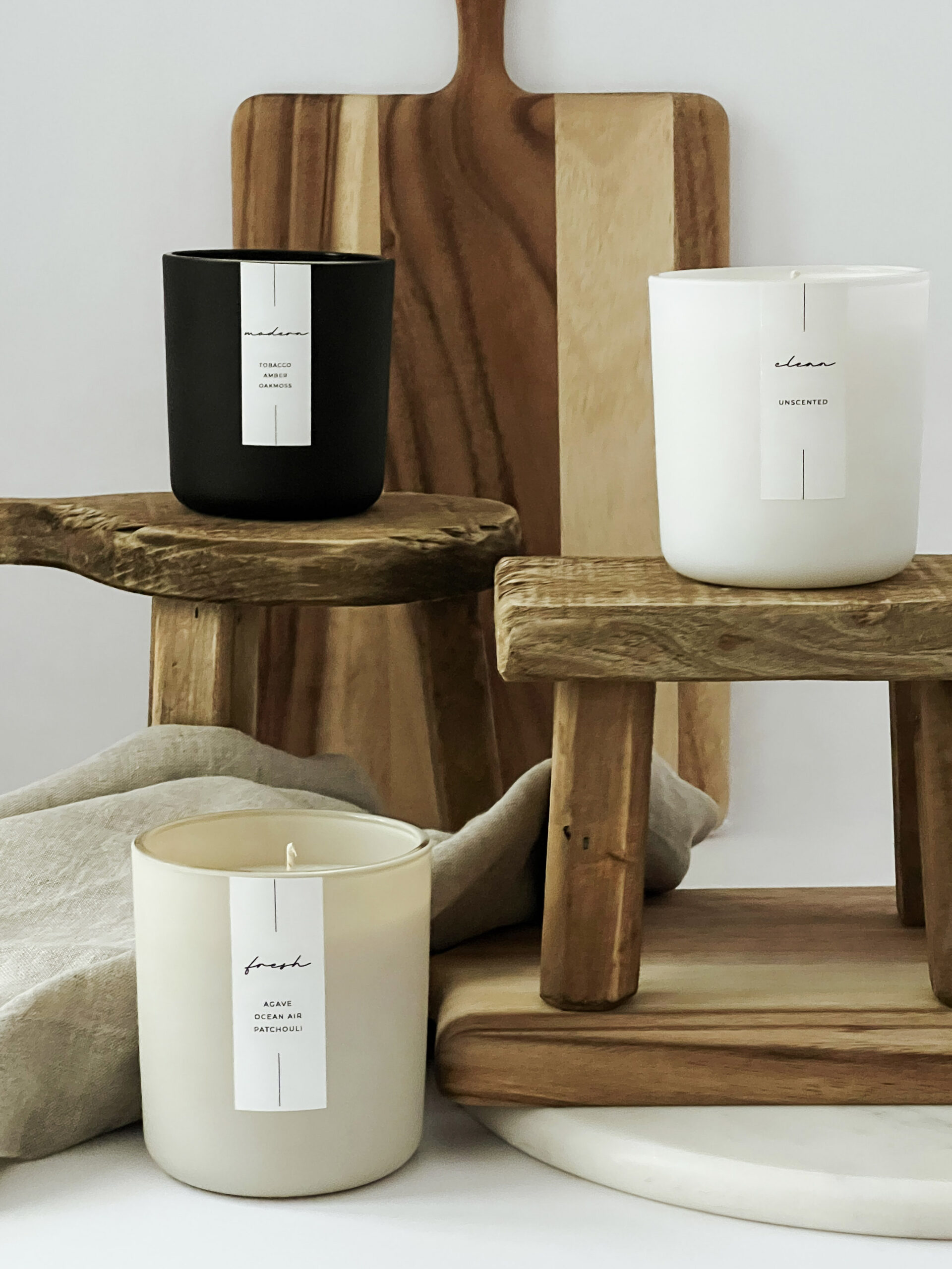 "Clean" Unscented Candle 8oz - Image 6