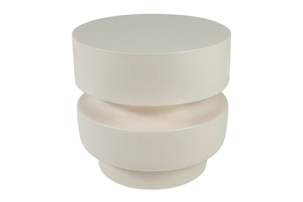 Balance Stool/Accent Table 16” – Sand Matte