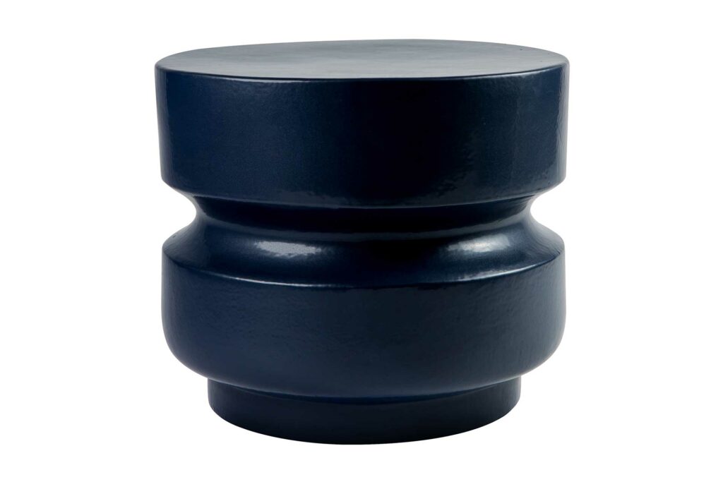 Balance Stool/Accent Table 18” – Indigo Semi-Gloss